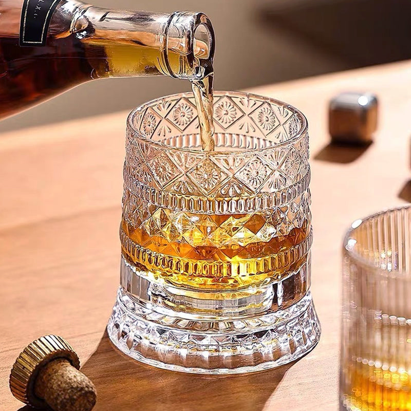 🥛💎Nyttårstilbud 48 % rabatt! ✨🔥 360° roterende whiskyglass