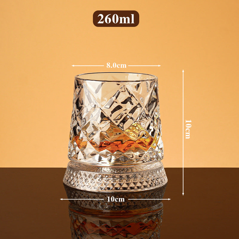 🥛💎Nyttårstilbud 48 % rabatt! ✨🔥 360° roterende whiskyglass