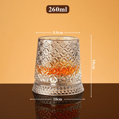 🥛💎Nyttårstilbud 48 % rabatt! ✨🔥 360° roterende whiskyglass