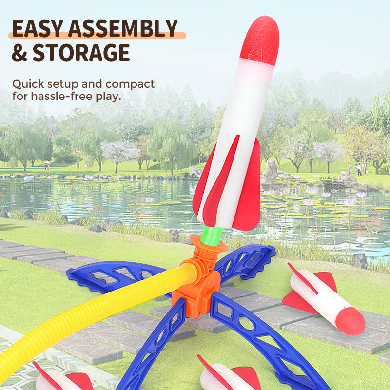 📢📢48 % rabatt!!!✨ LED-rakettkaster for barn – myke prosjektiler, lyseffekter og trygg utendørslek 🌟🧒