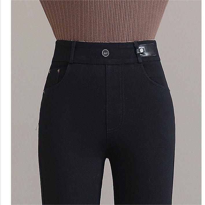 👖 48 % RABATT! ✨ VARME SKINNY-JEANS – Høy midje og stretchmateriale, optimal komfort for vinteren, trendy stil for hverdagen og utelivet ❄️💃