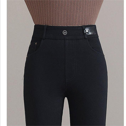 👖 48 % RABATT! ✨ VARME SKINNY-JEANS – Høy midje og stretchmateriale, optimal komfort for vinteren, trendy stil for hverdagen og utelivet ❄️💃