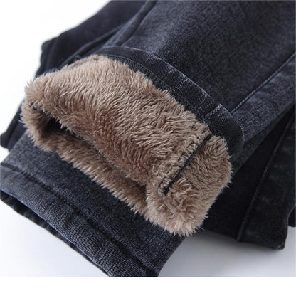 👖 48 % RABATT! ✨ VARME SKINNY-JEANS – Høy midje og stretchmateriale, optimal komfort for vinteren, trendy stil for hverdagen og utelivet ❄️💃