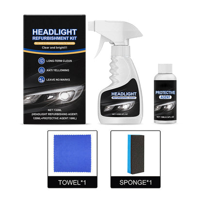 🚘 Automotive Headlight Restoration Fluid, uskarphet forbedret krystallinsk belegg refurbisher