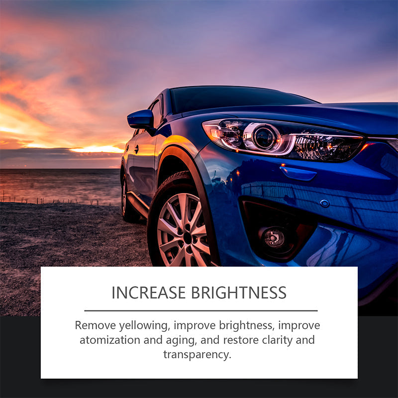 🚘 Automotive Headlight Restoration Fluid, uskarphet forbedret krystallinsk belegg refurbisher