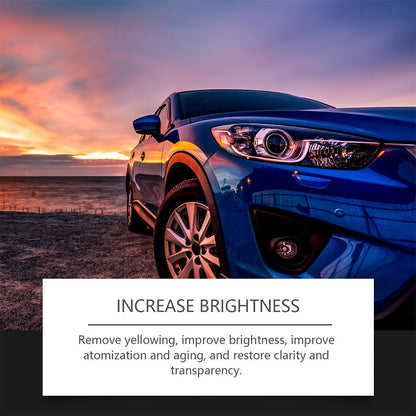 🚘 Automotive Headlight Restoration Fluid, uskarphet forbedret krystallinsk belegg refurbisher