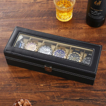 ⌚ 48 % RABATT NÅ! 🎁 Herreklokkesett med 6 deler – Elegant kolleksjon, stilig gaveeske og perfekt for alle anledninger ✨📦