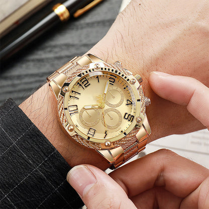 ⌚ 48 % RABATT NÅ! 🎁 Herreklokkesett med 6 deler – Elegant kolleksjon, stilig gaveeske og perfekt for alle anledninger ✨📦