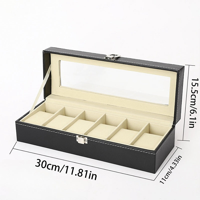 ⌚ 48 % RABATT NÅ! 🎁 Herreklokkesett med 6 deler – Elegant kolleksjon, stilig gaveeske og perfekt for alle anledninger ✨📦