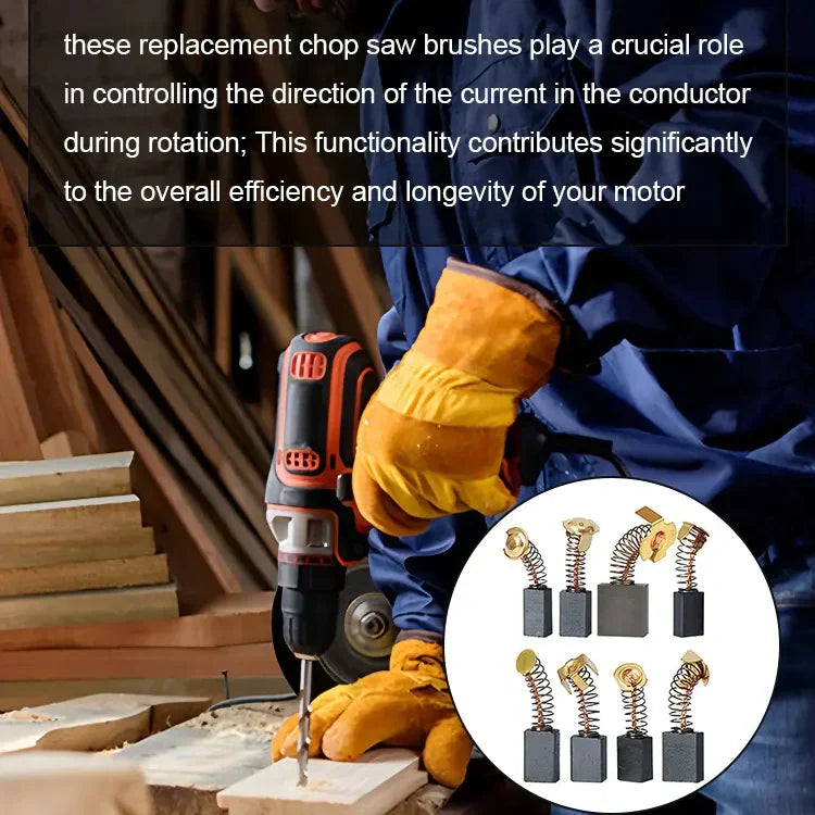 Kullbørstesett for elektroverktøy