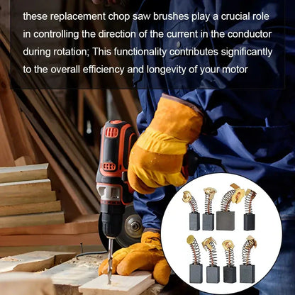 Kullbørstesett for elektroverktøy