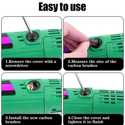 Kullbørstesett for elektroverktøy