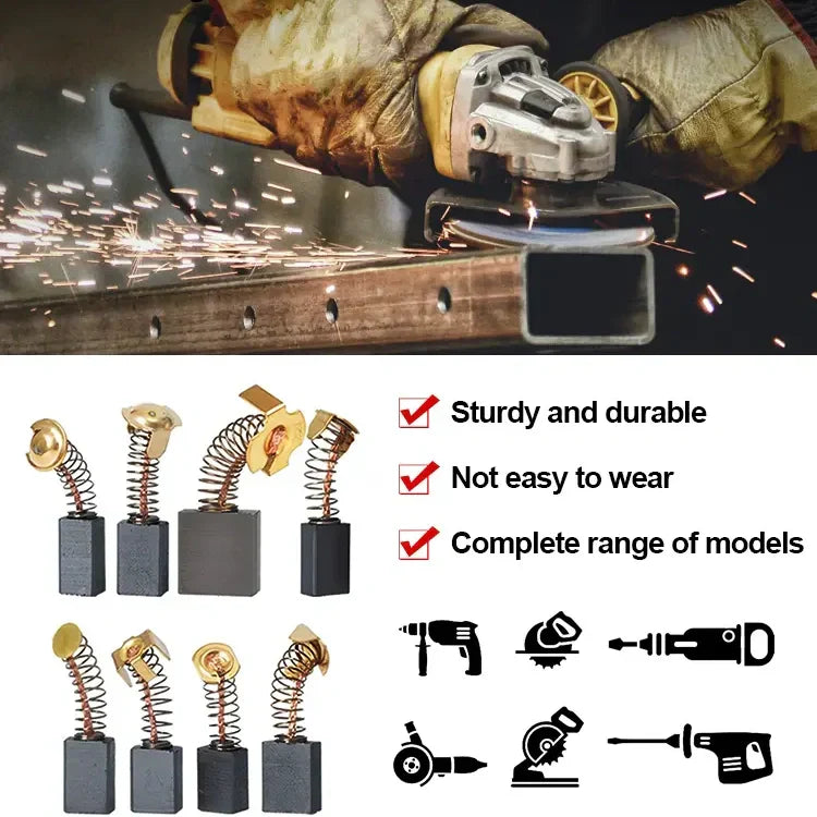 Kullbørstesett for elektroverktøy