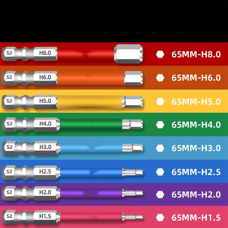 Magnetisk sklisikker skrutrekkerbitsett