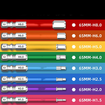 Magnetisk sklisikker skrutrekkerbitsett