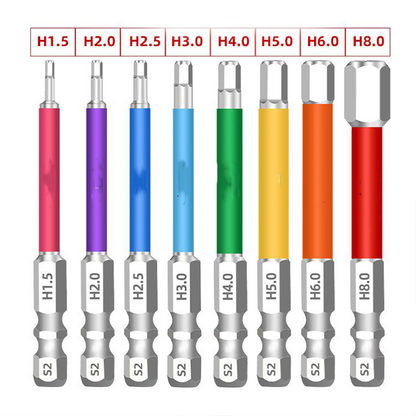 Magnetisk sklisikker skrutrekkerbitsett