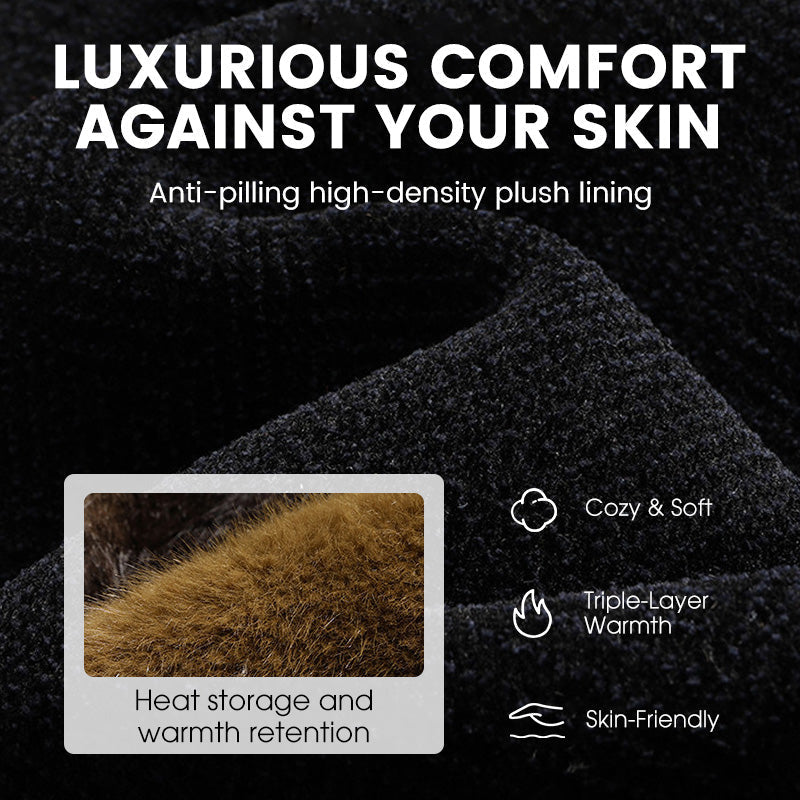 Herrejakke i tykk ull med krage, til hverdagsbruk om vinteren