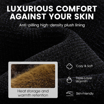 Herrejakke i tykk ull med krage, til hverdagsbruk om vinteren