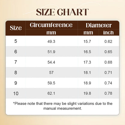 Mote ring med hel sirkel og glitrende kubisk zirkonia