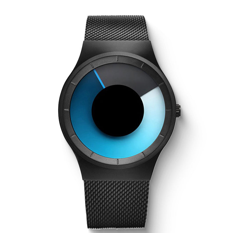 ⏳Begrenset tidsbegrenset 48 % rabatt⏰Futuristisk minimalistisk herreklokke med kreativ roterende skive⌚