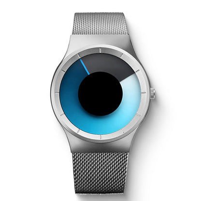 ⏳Begrenset tidsbegrenset 48 % rabatt⏰Futuristisk minimalistisk herreklokke med kreativ roterende skive⌚