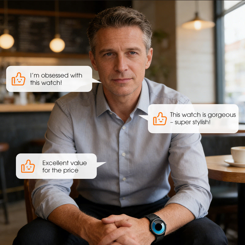 ⏳Begrenset tidsbegrenset 48 % rabatt⏰Futuristisk minimalistisk herreklokke med kreativ roterende skive⌚