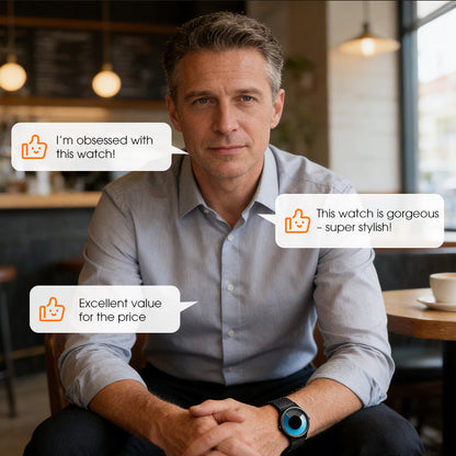 ⏳Begrenset tidsbegrenset 48 % rabatt⏰Futuristisk minimalistisk herreklokke med kreativ roterende skive⌚