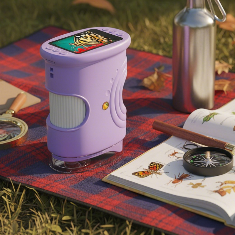 🔥Salgstilbud – Håndholdt lommemikroskop for barn – Barnets beste lærer (gratis frakt)