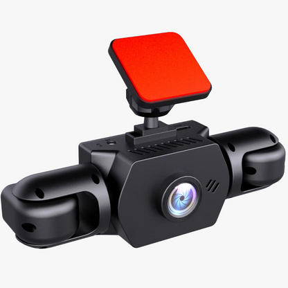 💥 4-linsers 360° dashcam – 1080P HD, nattesyn og automatisk sikkerhet! 🌙🚛Gratis levering