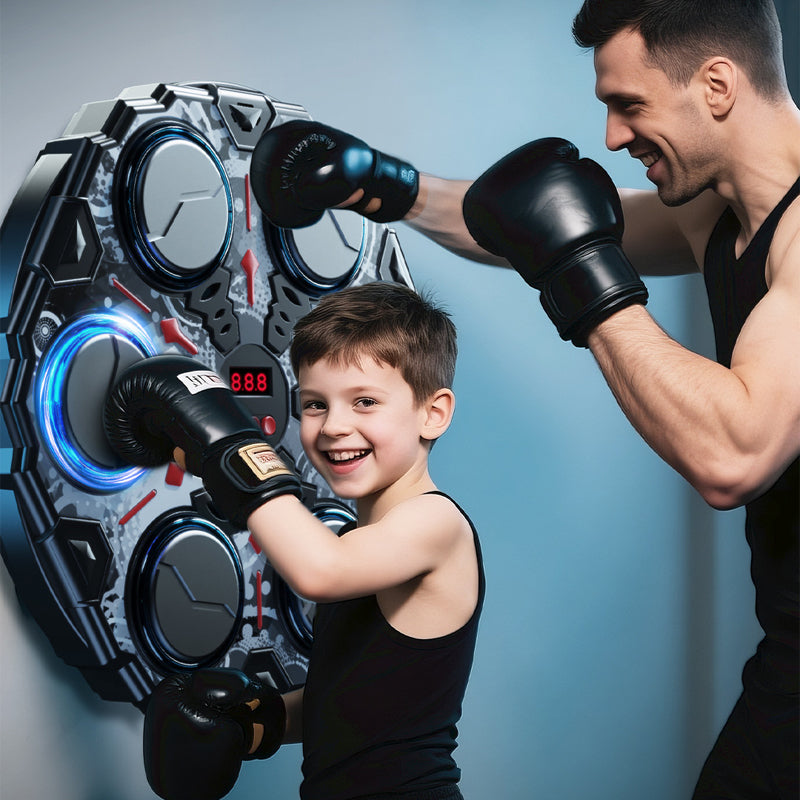 🥊 50 % rabatt i dag ✨ Interaktiv, smart musikkboksemaskin — Bluetooth og 3 hastighetsinnstillinger 🎵