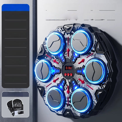 🥊 50 % rabatt i dag ✨ Interaktiv, smart musikkboksemaskin — Bluetooth og 3 hastighetsinnstillinger 🎵