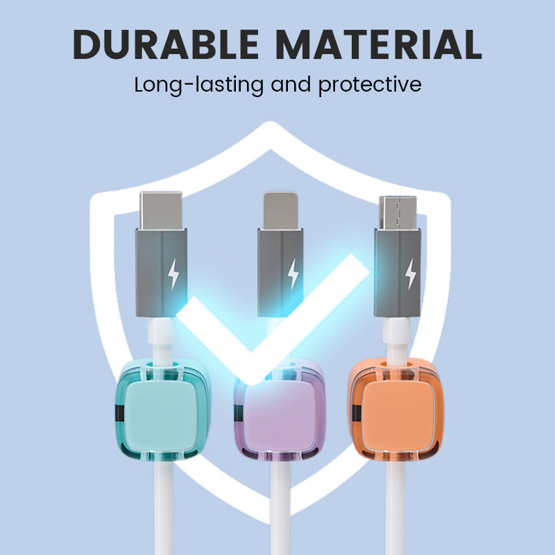 6 stk. bærbare magnetiske kabelklips