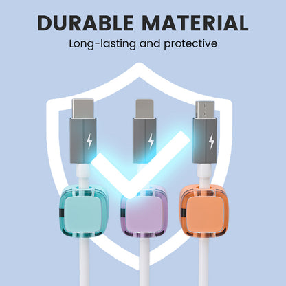 6 stk. bærbare magnetiske kabelklips