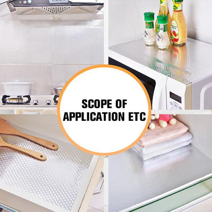 🥳2026 HOT SALE🥳💞50K+ SOLD!🍳🛡️ 50% OFF! Self‑Adhesive Kitchen Stickers – Protects cabinets & counters from grease & stains. Cut to fit, removable. A kitchen lifesaver! 🌟✅