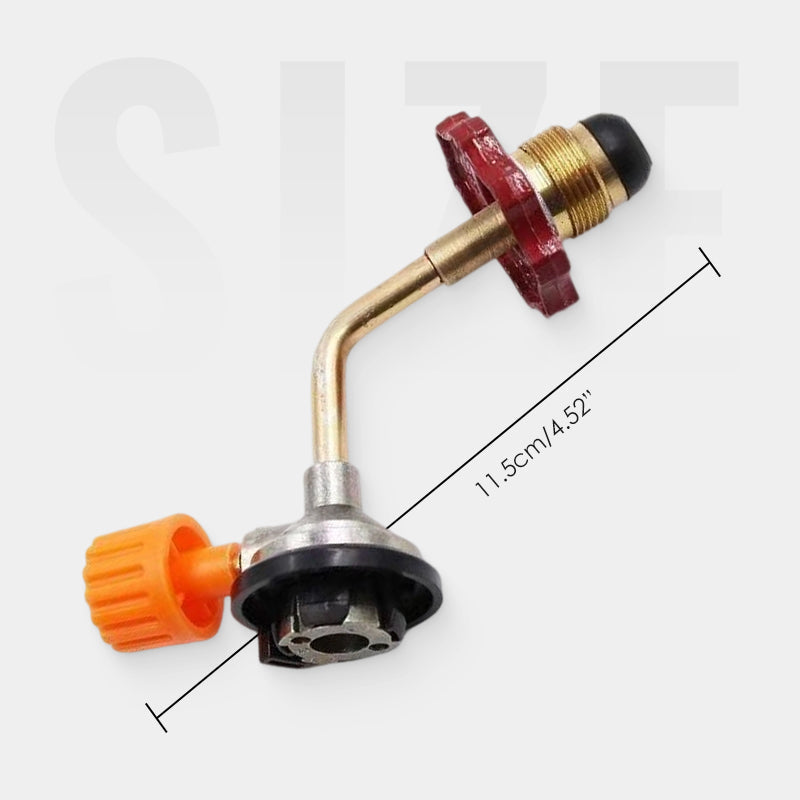 Adapter for utendørs gassbeholderpåfylling
