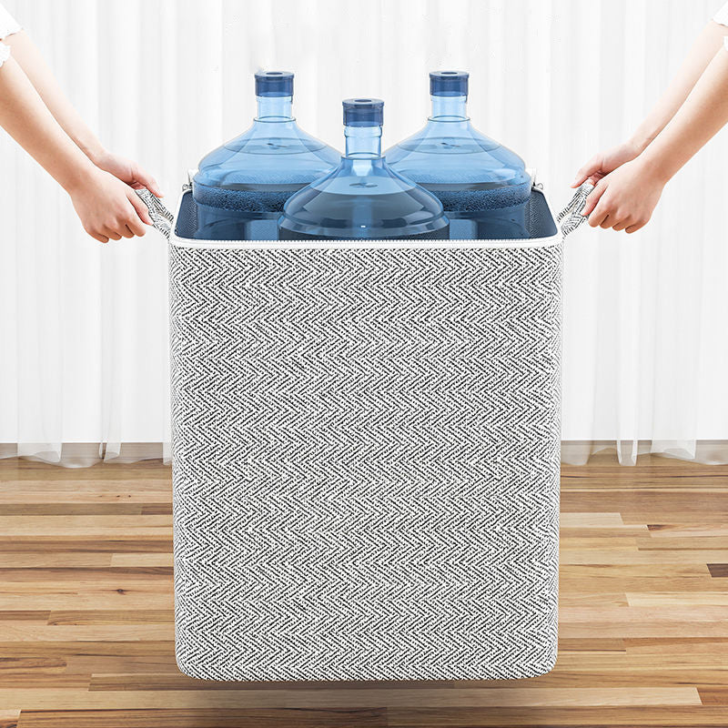 🔔NYTTÅRSSALG 48 % RABATT🔥Ekstra stor oppbevaringsboks med lokk – allsidig for klær, tepper og sengetøy