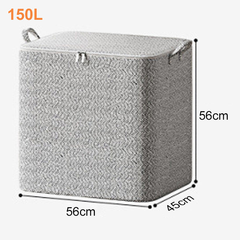 🔔NYTTÅRSSALG 48 % RABATT🔥Ekstra stor oppbevaringsboks med lokk – allsidig for klær, tepper og sengetøy