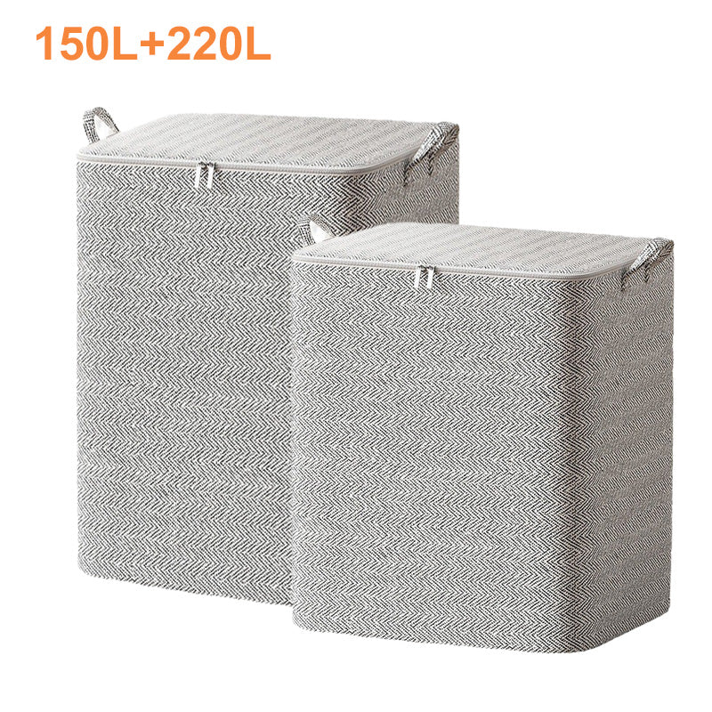 🔔NYTTÅRSSALG 48 % RABATT🔥Ekstra stor oppbevaringsboks med lokk – allsidig for klær, tepper og sengetøy