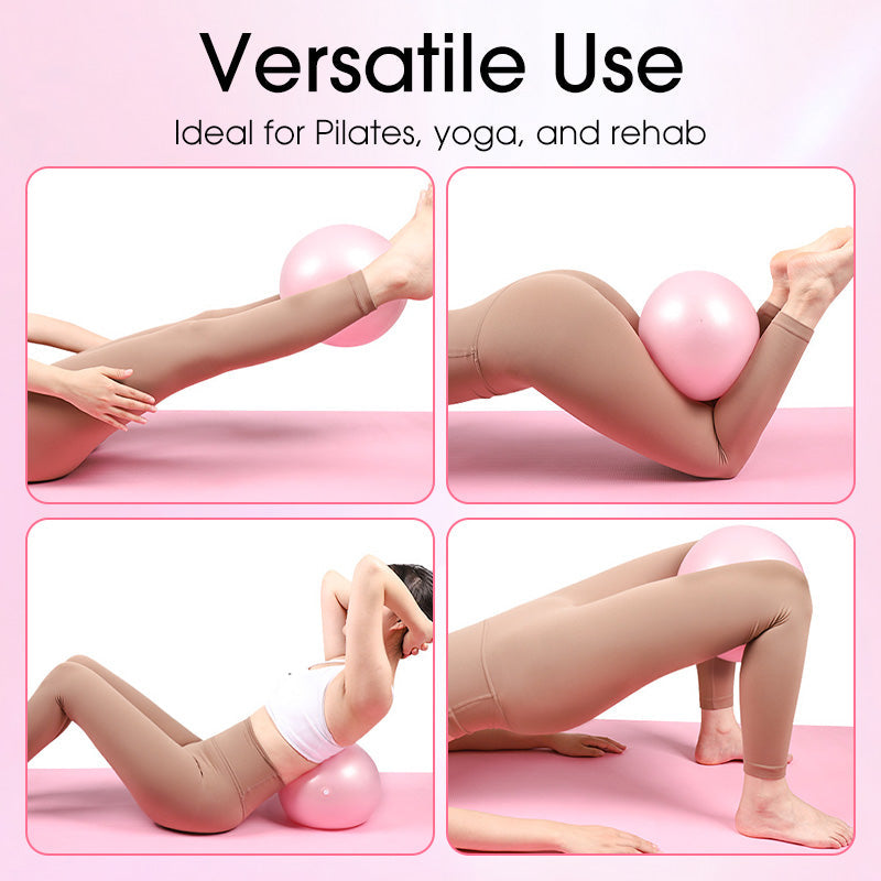 🤸‍♀️ 48% RABATT! ⚽ 9-tommers pilatesball – punkteringssikker, inkludert pumpe og ideell for trening 📦💪