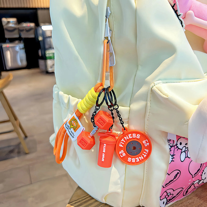 Kreativt treningstema nøkkelring