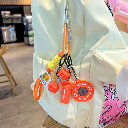 Kreativt treningstema nøkkelring