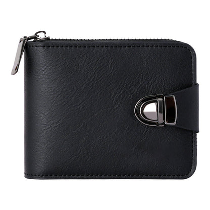 🔥 Begrenset Tid 48% RABATT💼Vintage Kompakt Lommebok Med Glidelås | Klassisk Utseende & Slitesterk Bruk✨🔝