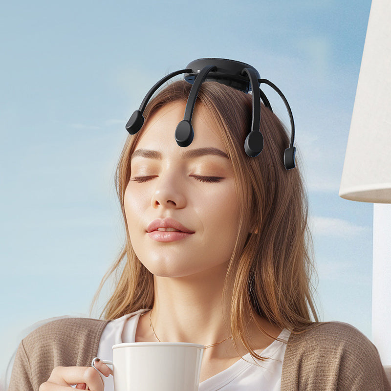 Intelligent Octopus Head Massager🐙 50 % RABATT NÅ! 💆‍♂️ Intelligent Octopus Head Massager – Avslappende knading, flere moduser og bærbar design 🔋