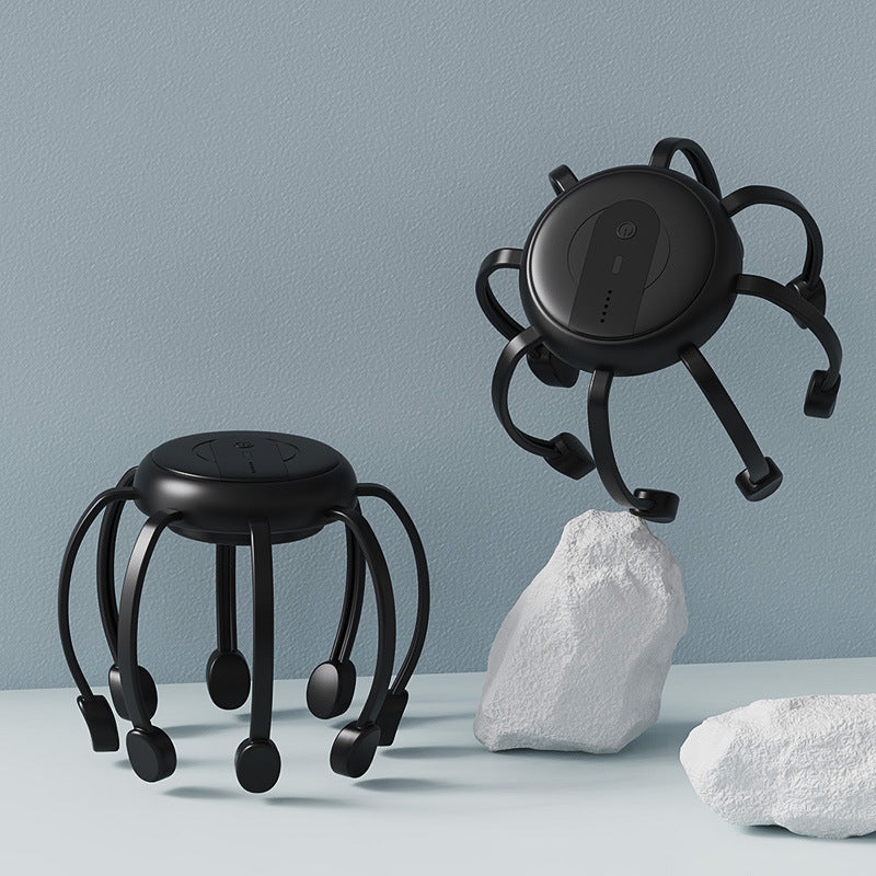 Intelligent Octopus Head Massager🐙 50 % RABATT NÅ! 💆‍♂️ Intelligent Octopus Head Massager – Avslappende knading, flere moduser og bærbar design 🔋