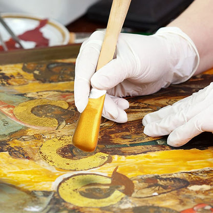 Værbestandig vannbasert gullmaling