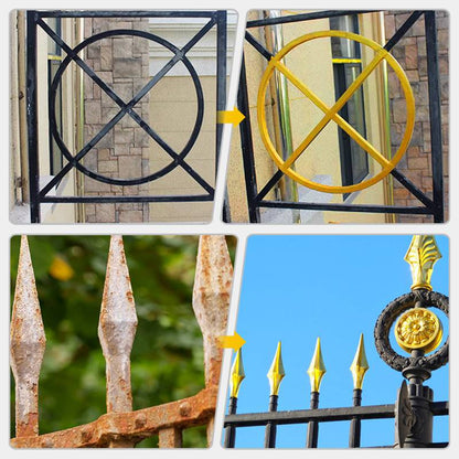 Værbestandig vannbasert gullmaling