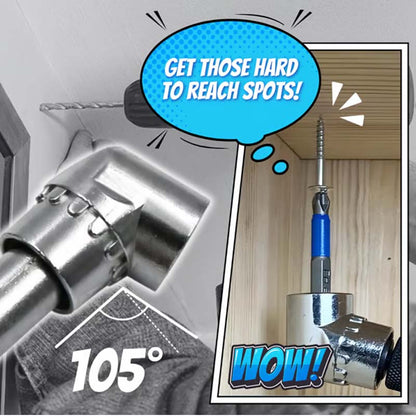 105 graders rettvinklet boradaptersett