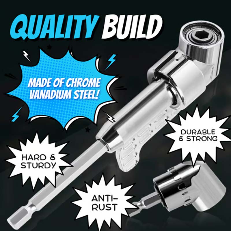 105 graders rettvinklet boradaptersett