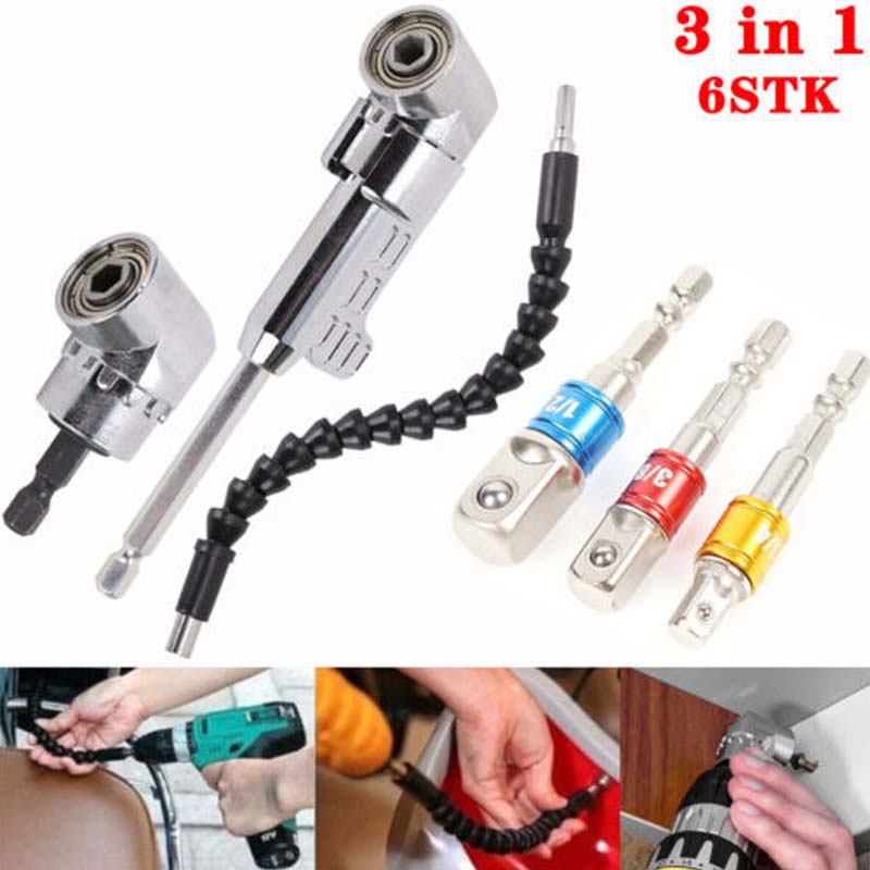 105 graders rettvinklet boradaptersett