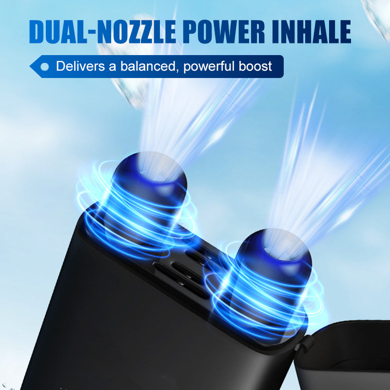 SISTE DAG - KJØP 1 FÅ 1 GRATIS💜Aromaterapi Dobbel Neseinhalatorpinne❄️ Vekker deg umiddelbart med et dypt pust og eliminerer døsighet på sekunder